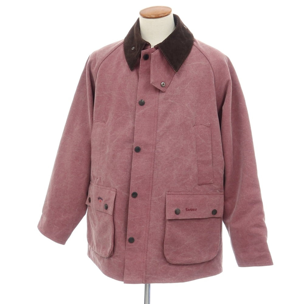 【中古】ノア NOAH × Barbour リサイクルコットン ビデイルジャケット フィールドジャケット ピンク【サイズM】【 状態ランクA 】【 メンズ 】