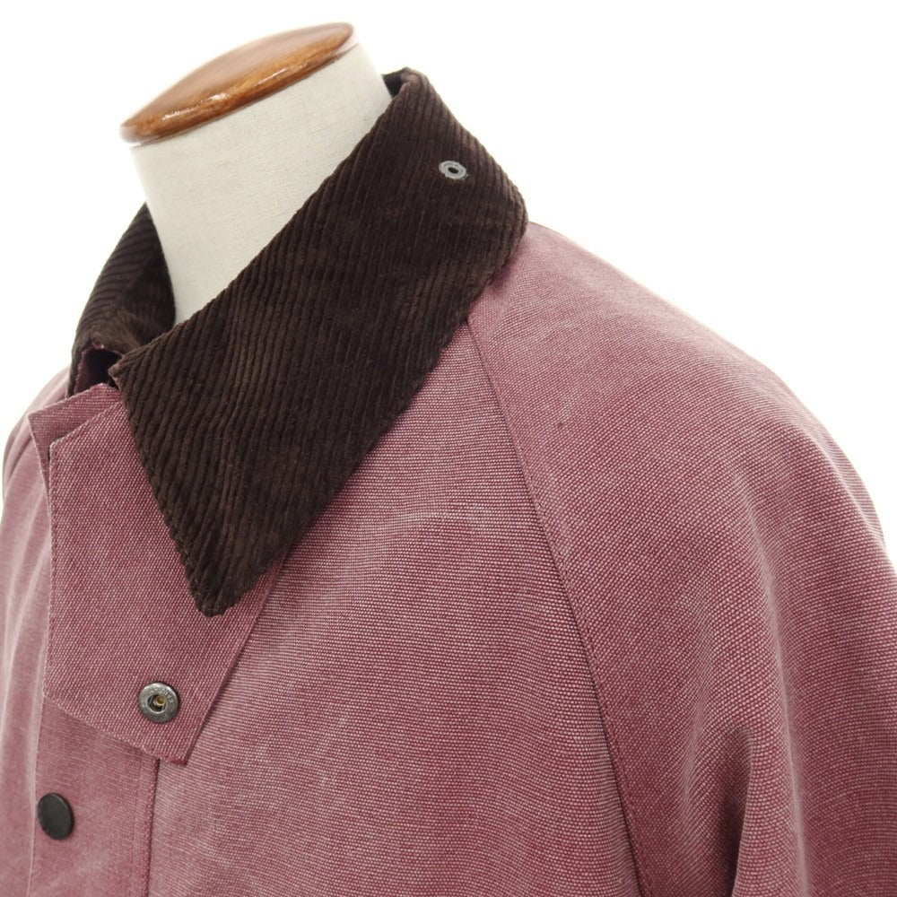 【中古】ノア NOAH × Barbour リサイクルコットン ビデイルジャケット フィールドジャケット ピンク【サイズM】【 状態ランクA 】【 メンズ 】