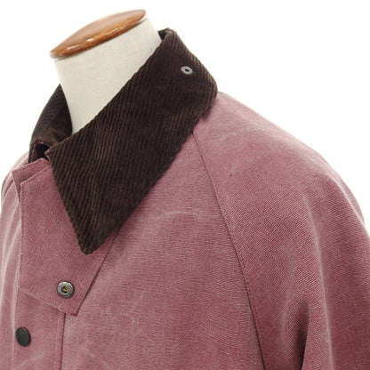 【中古】ノア NOAH × Barbour リサイクルコットン ビデイルジャケット フィールドジャケット ピンク【サイズM】【 状態ランクA 】【 メンズ 】
