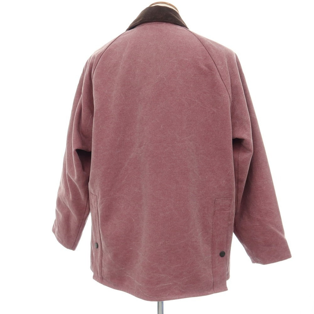 【中古】ノア NOAH × Barbour リサイクルコットン ビデイルジャケット フィールドジャケット ピンク【サイズM】【 状態ランクA 】【 メンズ 】
