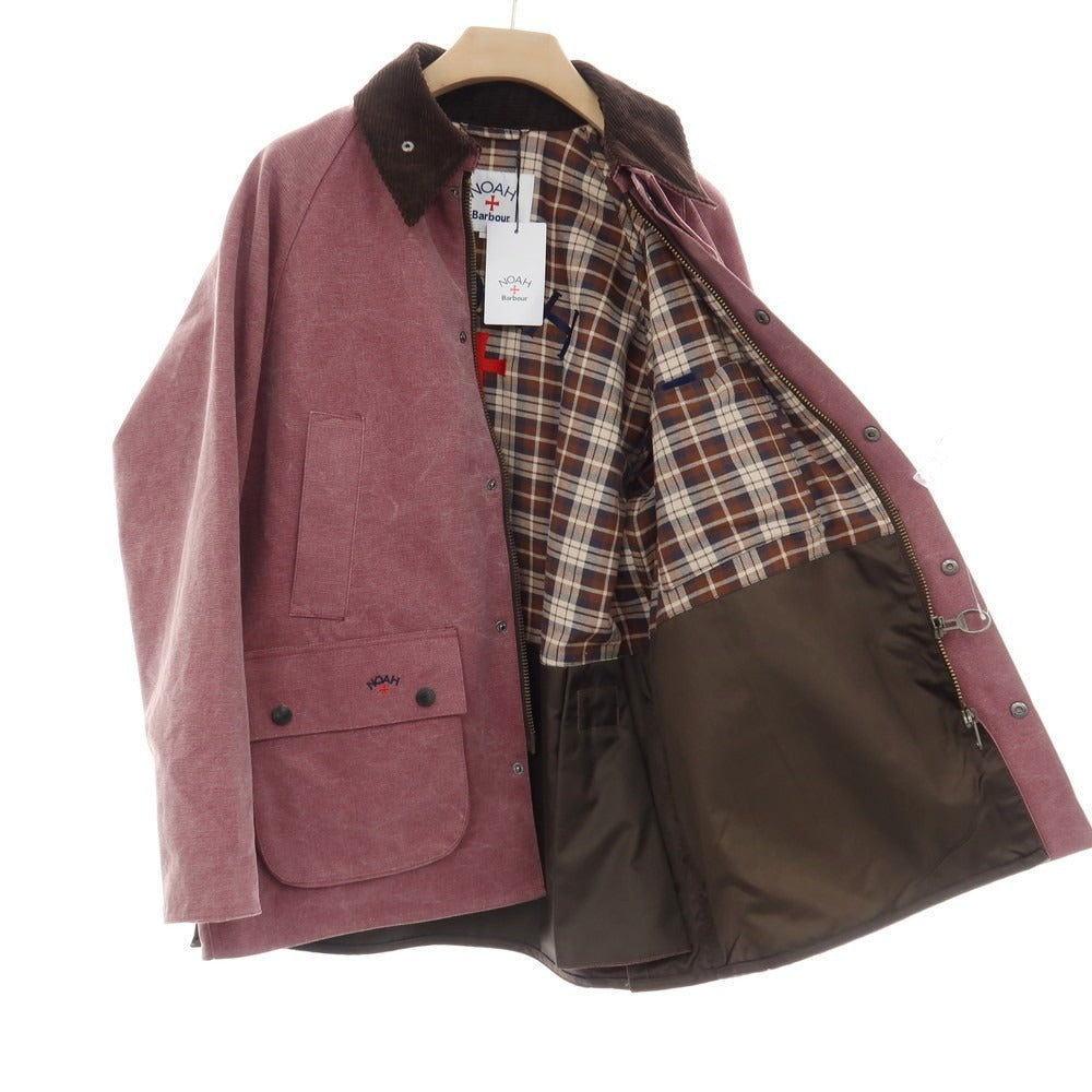【中古】ノア NOAH × Barbour リサイクルコットン ビデイルジャケット フィールドジャケット ピンク【サイズM】【 状態ランクA 】【 メンズ 】
