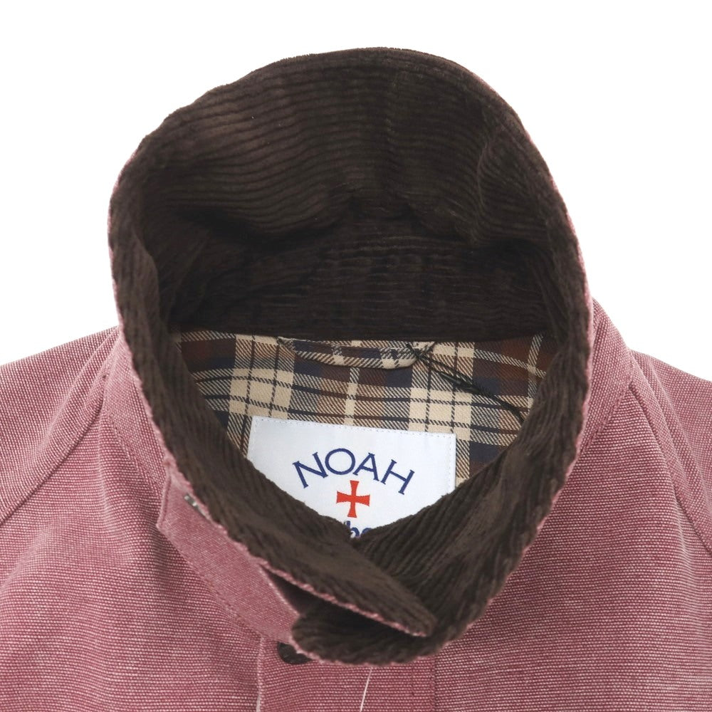 【中古】ノア NOAH × Barbour リサイクルコットン ビデイルジャケット フィールドジャケット ピンク【サイズM】【 状態ランクA 】【 メンズ 】