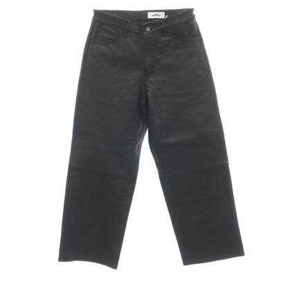 【中古】ナイスウェザー NICE WEATHER カウレザー 5ポケットパンツ ブラック【サイズM】【 状態ランクA 】【 メンズ 】
