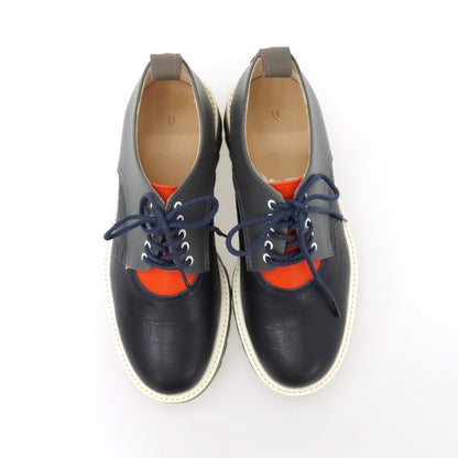 【中古】エンダースキーマ Hender Scheme mills レザー ダービーシューズ ブラックxグレー【サイズ3】【 状態ランクA 】【 メンズ 】