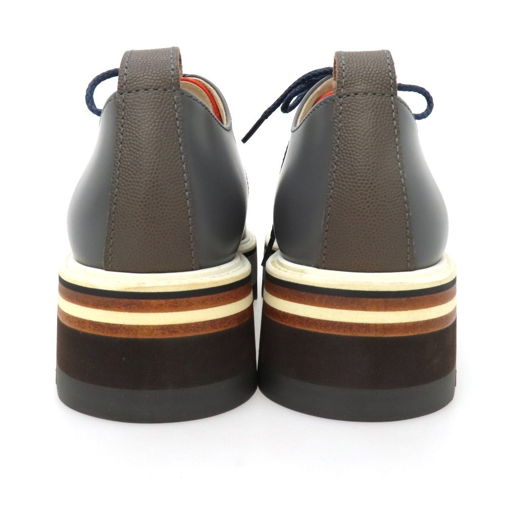 【中古】エンダースキーマ Hender Scheme mills レザー ダービーシューズ ブラックxグレー【サイズ3】【 状態ランクA 】【 メンズ 】