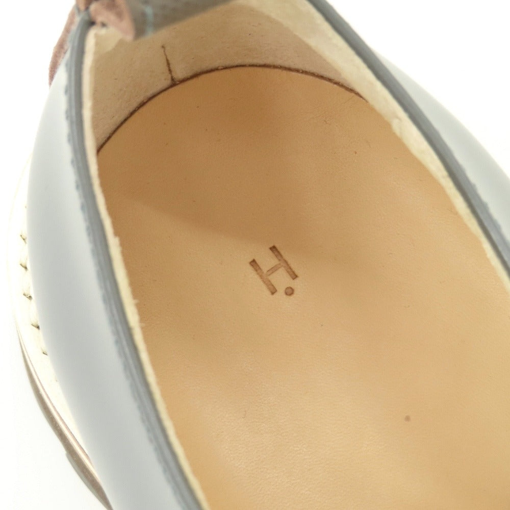 【中古】エンダースキーマ Hender Scheme mills レザー ダービーシューズ ブラックxグレー【サイズ3】【 状態ランクA 】【 メンズ 】