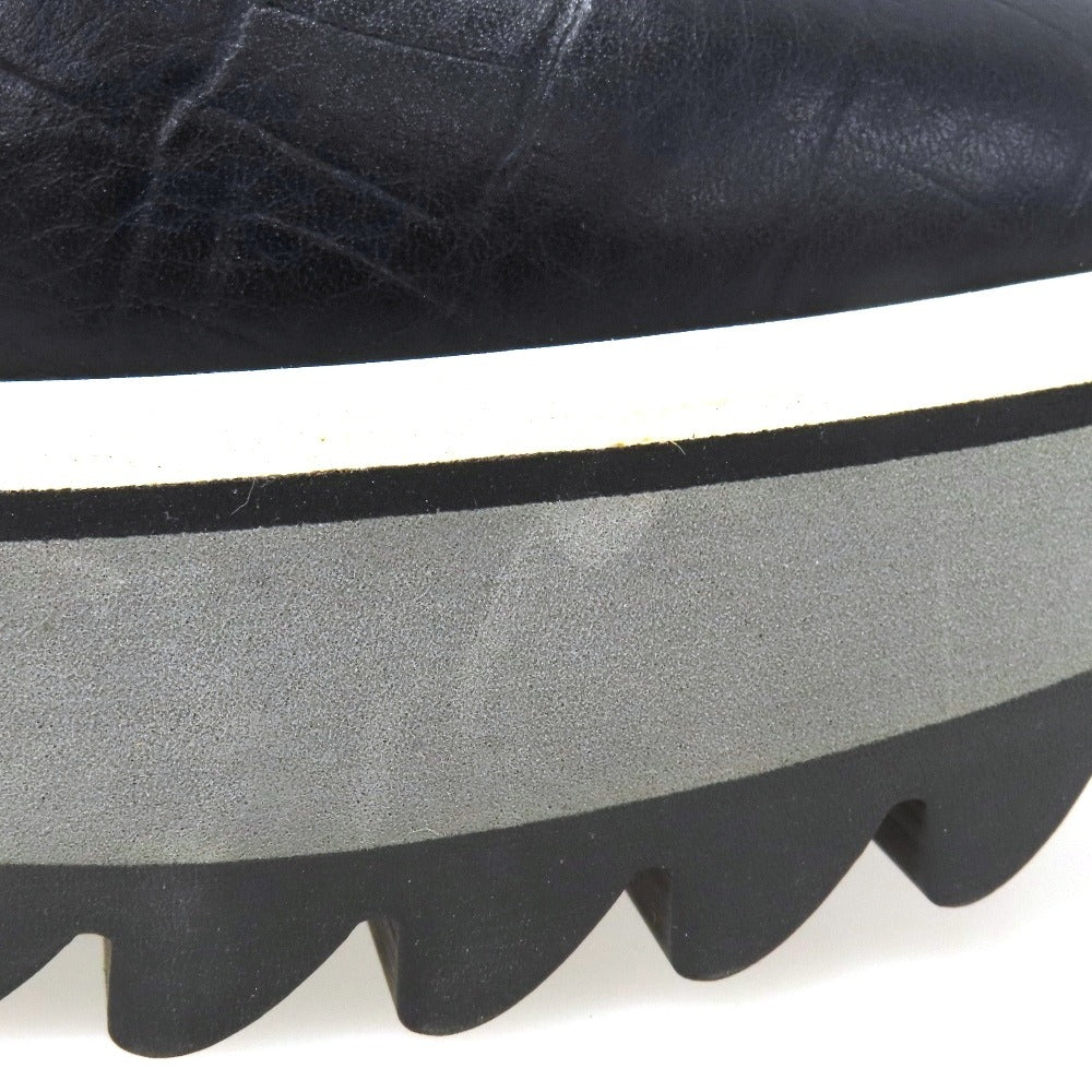 【中古】エンダースキーマ Hender Scheme mills レザー ダービーシューズ ブラックxグレー【サイズ3】【 状態ランクA 】【 メンズ 】