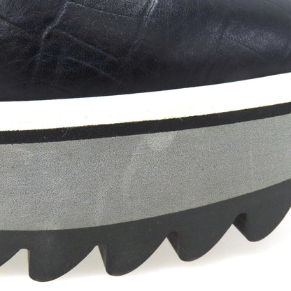 【中古】エンダースキーマ Hender Scheme mills レザー ダービーシューズ ブラックxグレー【サイズ3】【 状態ランクA 】【 メンズ 】
