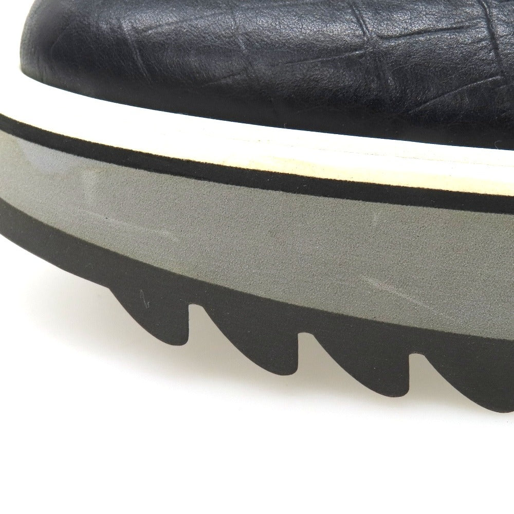 【中古】エンダースキーマ Hender Scheme mills レザー ダービーシューズ ブラックxグレー【サイズ3】【 状態ランクA 】【 メンズ 】
