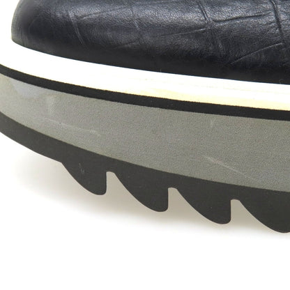 【中古】エンダースキーマ Hender Scheme mills レザー ダービーシューズ ブラックxグレー【サイズ3】【 状態ランクA 】【 メンズ 】