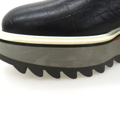 【中古】エンダースキーマ Hender Scheme mills レザー ダービーシューズ ブラックxグレー【サイズ3】【 状態ランクA 】【 メンズ 】
