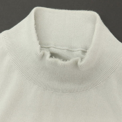 【中古】ジョンスメドレー JOHN SMEDLEY ハイゲージ シーアイランドコットン ハイネック 半袖 プルオーバーニット ライトセージグレー系【サイズS】【 状態ランクC 】【 メンズ 】