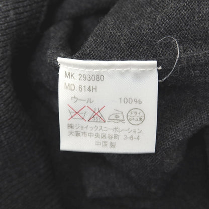 【中古】ポールスミス Paul Smith ハイゲージ ウール Vネック ニットベスト チャコール【サイズM】【 状態ランクB 】【 メンズ 】