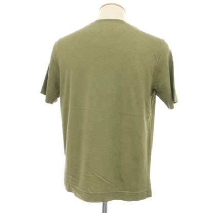 【中古】チルコロ1901 CIRCOLO 1901 コットン クルーネック 半袖Ｔシャツ オリーブ【サイズS】【 状態ランクA 】【 メンズ 】