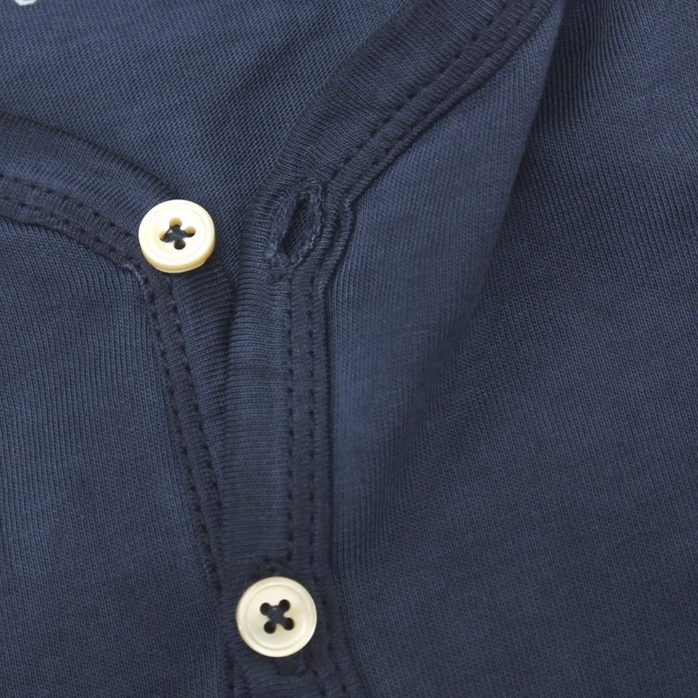 【中古】チルコロ1901 CIRCOLO 1901 コットン ヘンリーネック 半袖Ｔシャツ ネイビー【サイズS】【 状態ランクA 】【 メンズ 】