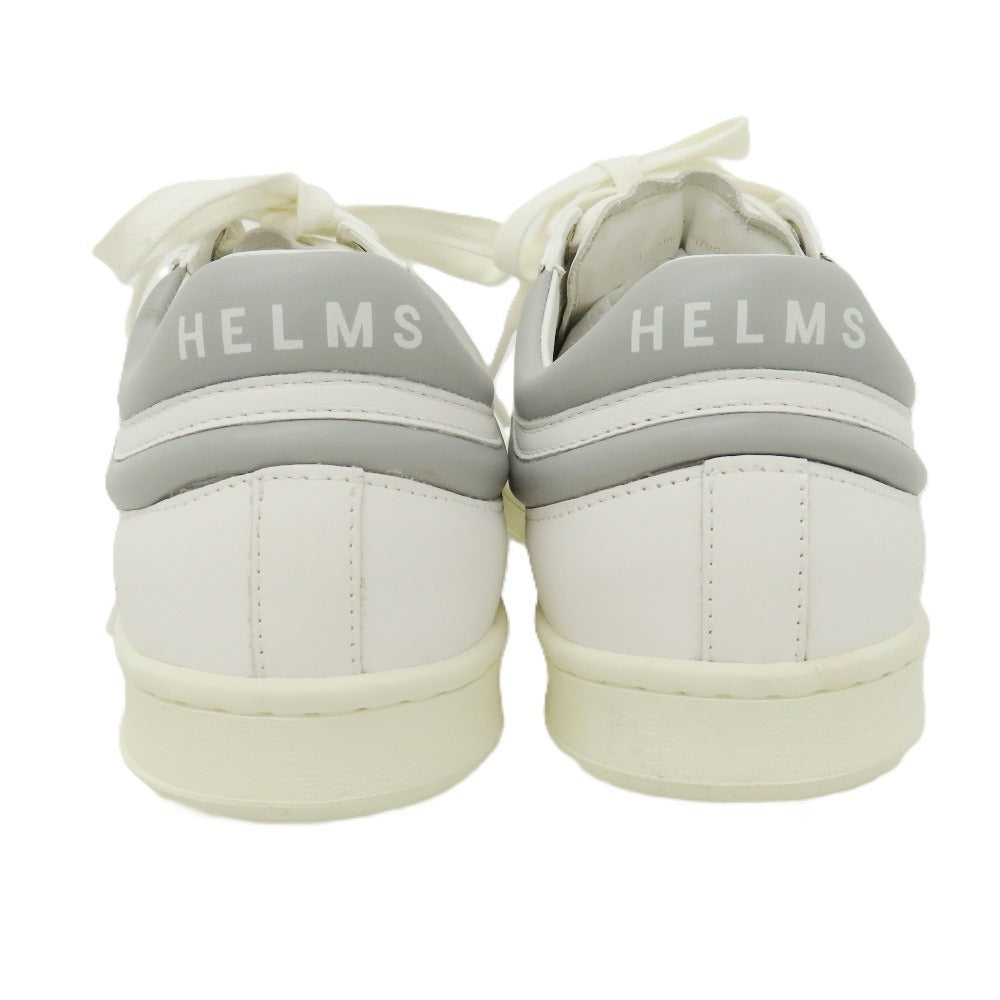 【中古】【未使用】エルム パリ HELMS PARIS レザー スニーカー ホワイト【サイズ41】【 状態ランクS 】【 メンズ 】