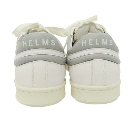 【中古】【未使用】エルム パリ HELMS PARIS レザー スニーカー ホワイト【サイズ41】【 状態ランクS 】【 メンズ 】