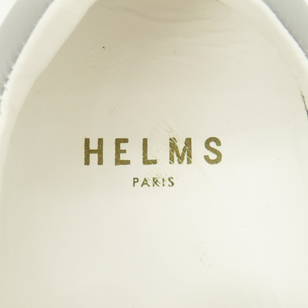 【中古】【未使用】エルム パリ HELMS PARIS レザー スニーカー ホワイト【サイズ41】【 状態ランクS 】【 メンズ 】