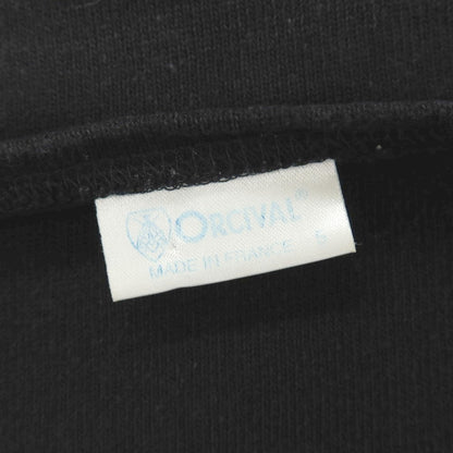 【中古】オーシバル ORCIVAL コットン ボートネック バスクシャツ 長袖Ｔシャツ ブラック【サイズ5】【 状態ランクC 】【 メンズ 】