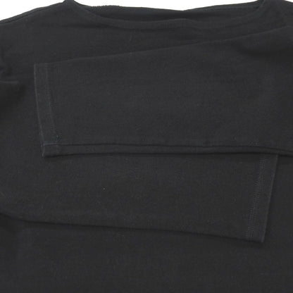 【中古】オーシバル ORCIVAL コットン ボートネック バスクシャツ 長袖Ｔシャツ ブラック【サイズ5】【 状態ランクC 】【 メンズ 】