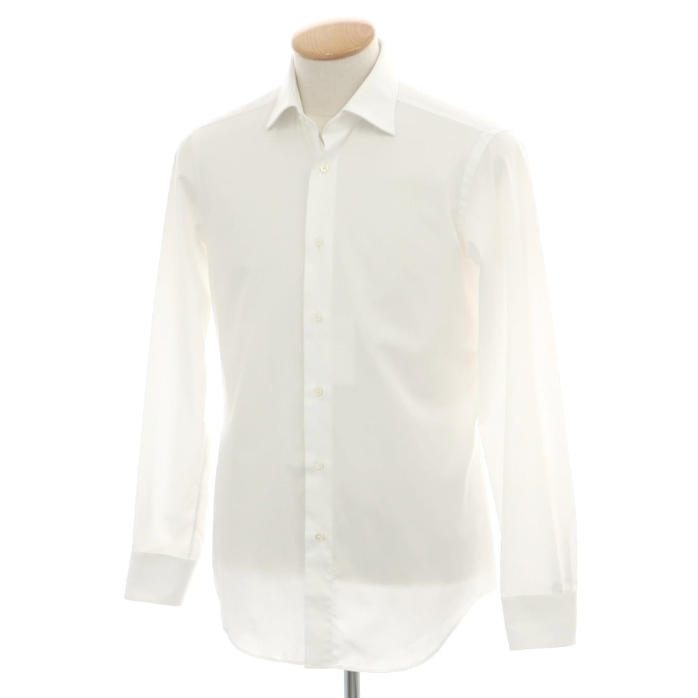【中古】メイカーズシャツ カマクラ Makers Shirt 鎌倉 Easy Care PALPA コットンポリエステル レギュラーカラー ドレスシャツ ホワイト【サイズ38】【 状態ランクB 】【 メンズ 】