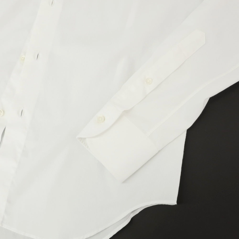 【中古】メイカーズシャツ カマクラ Makers Shirt 鎌倉 Easy Care PALPA コットンポリエステル レギュラーカラー ドレスシャツ ホワイト【サイズ38】【 状態ランクB 】【 メンズ 】
