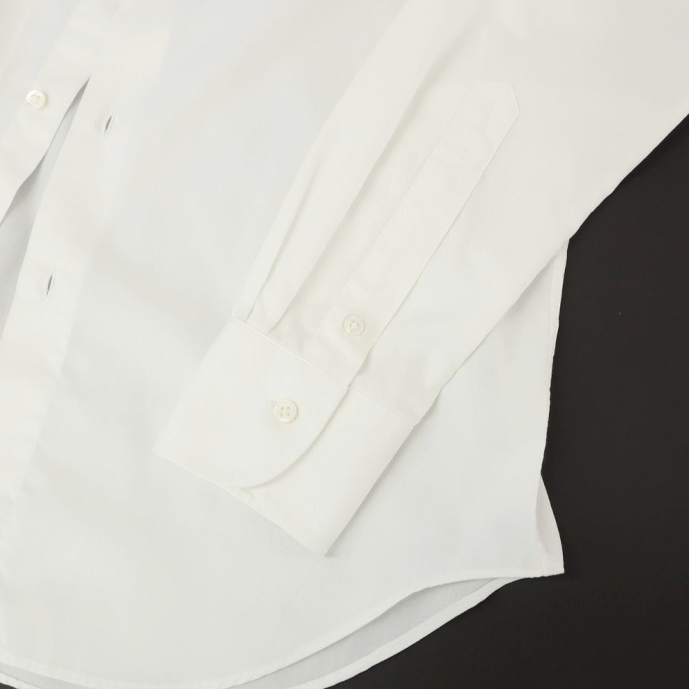 【中古】メイカーズシャツ カマクラ Makers Shirt 鎌倉 TRAVELER コットンポリエステル レギュラーカラー ドレスシャツ ホワイト【サイズ38】【 状態ランクC 】【 メンズ 】