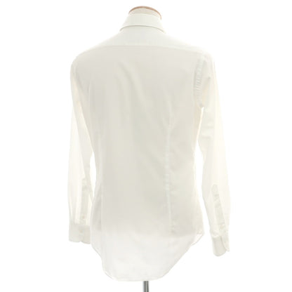 【中古】メイカーズシャツ カマクラ Makers Shirt 鎌倉 TRAVELER コットンポリエステル レギュラーカラー ドレスシャツ ホワイト【サイズ38】【 状態ランクC 】【 メンズ 】