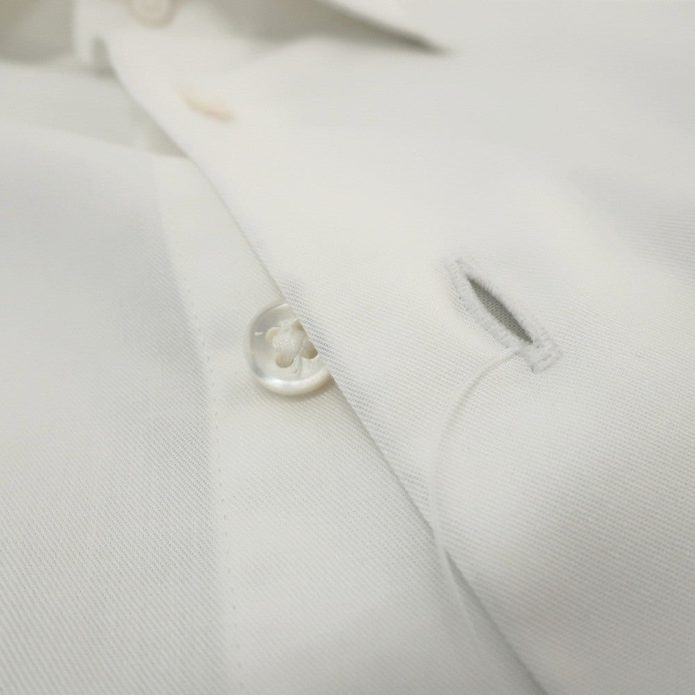 【中古】メイカーズシャツ カマクラ Makers Shirt 鎌倉 TRAVELER コットンポリエステル レギュラーカラー ドレスシャツ ホワイト【サイズ38】【 状態ランクC 】【 メンズ 】