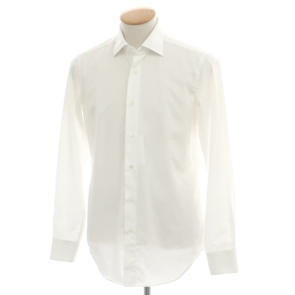 【中古】メイカーズシャツ カマクラ Makers Shirt 鎌倉 Easy Care PALPA コットンポリエステル レギュラーカラー ドレスシャツ ホワイト【サイズ38】【 状態ランクB 】【 メンズ 】