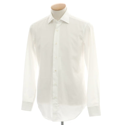 【中古】メイカーズシャツ カマクラ Makers Shirt 鎌倉 Easy Care PALPA コットンポリエステル レギュラーカラー ドレスシャツ ホワイト【サイズ38】【 状態ランクB 】【 メンズ 】