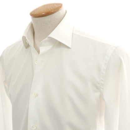 【中古】メイカーズシャツ カマクラ Makers Shirt 鎌倉 Easy Care PALPA コットンポリエステル レギュラーカラー ドレスシャツ ホワイト【サイズ38】【 状態ランクB 】【 メンズ 】