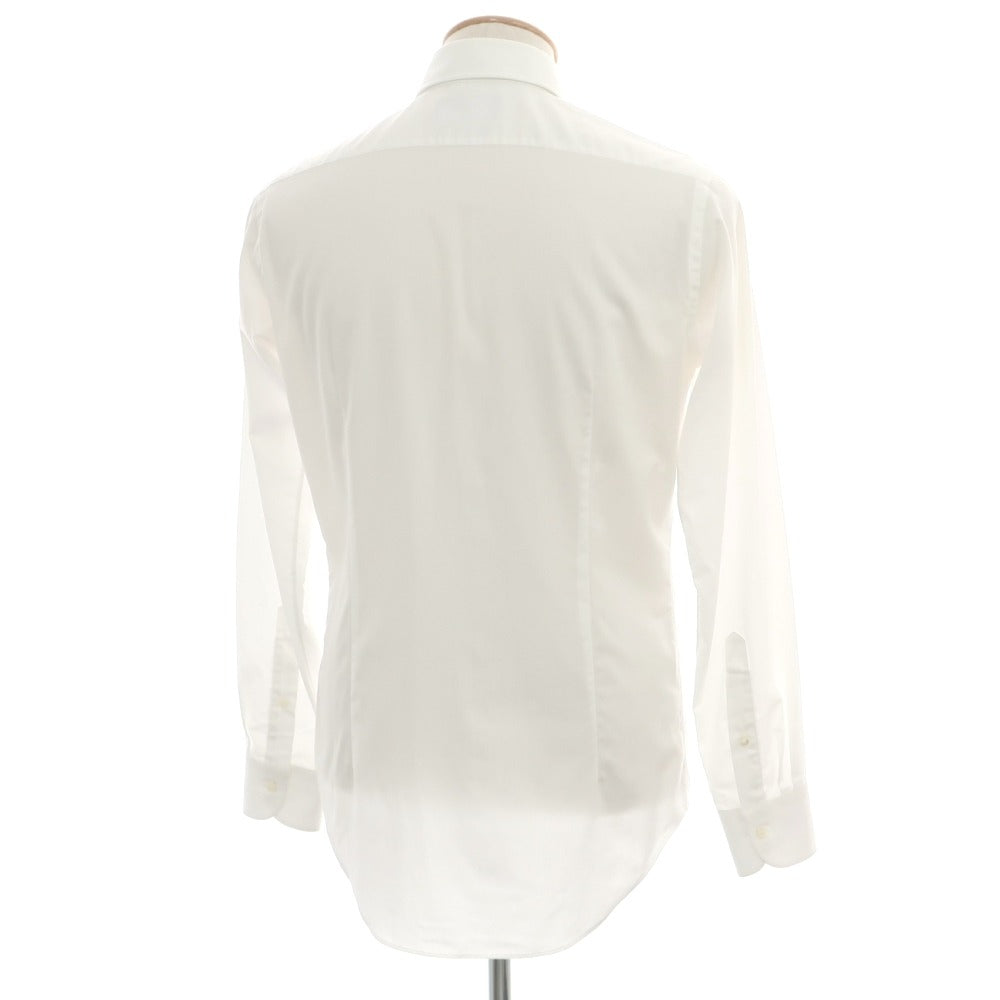 【中古】メイカーズシャツ カマクラ Makers Shirt 鎌倉 Easy Care PALPA コットンポリエステル レギュラーカラー ドレスシャツ ホワイト【サイズ38】【 状態ランクB 】【 メンズ 】