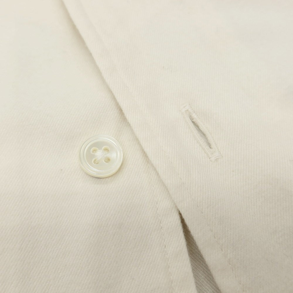 【中古】メイカーズシャツ カマクラ Makers Shirt 鎌倉 コットン ワンピースカラー カジュアルシャツ アイボリー【サイズM】【 状態ランクB 】【 メンズ 】