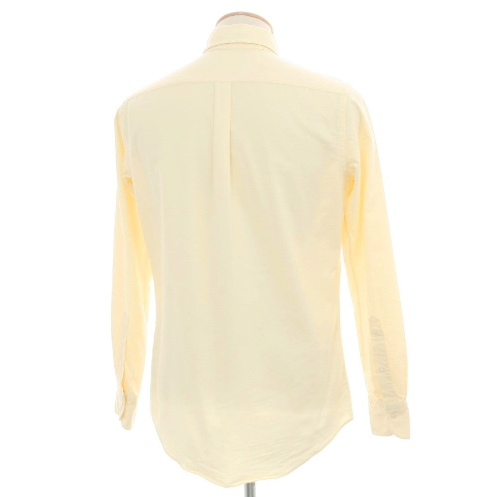 【中古】メイカーズシャツ カマクラ Makers Shirt 鎌倉 オックスフォード ボタンダウン カジュアルシャツ ライトイエロー【サイズ表記なし（XS位）】【 状態ランクB 】【 メンズ 】