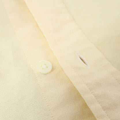 【中古】メイカーズシャツ カマクラ Makers Shirt 鎌倉 オックスフォード ボタンダウン カジュアルシャツ ライトイエロー【サイズ表記なし（XS位）】【 状態ランクB 】【 メンズ 】
