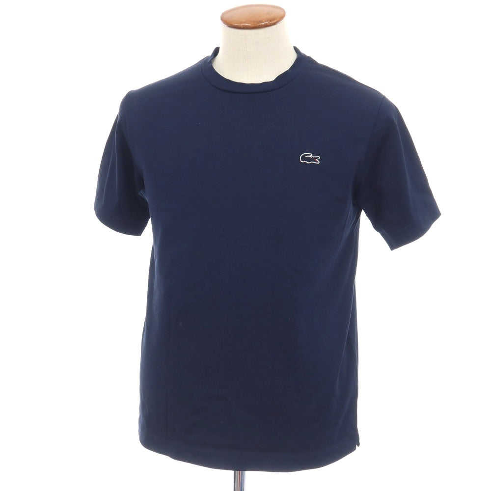 【中古】ラコステ LACOSTE コットン クルーネック 半袖Ｔシャツ ネイビー【サイズFR3】【 状態ランクB 】【 メンズ 】