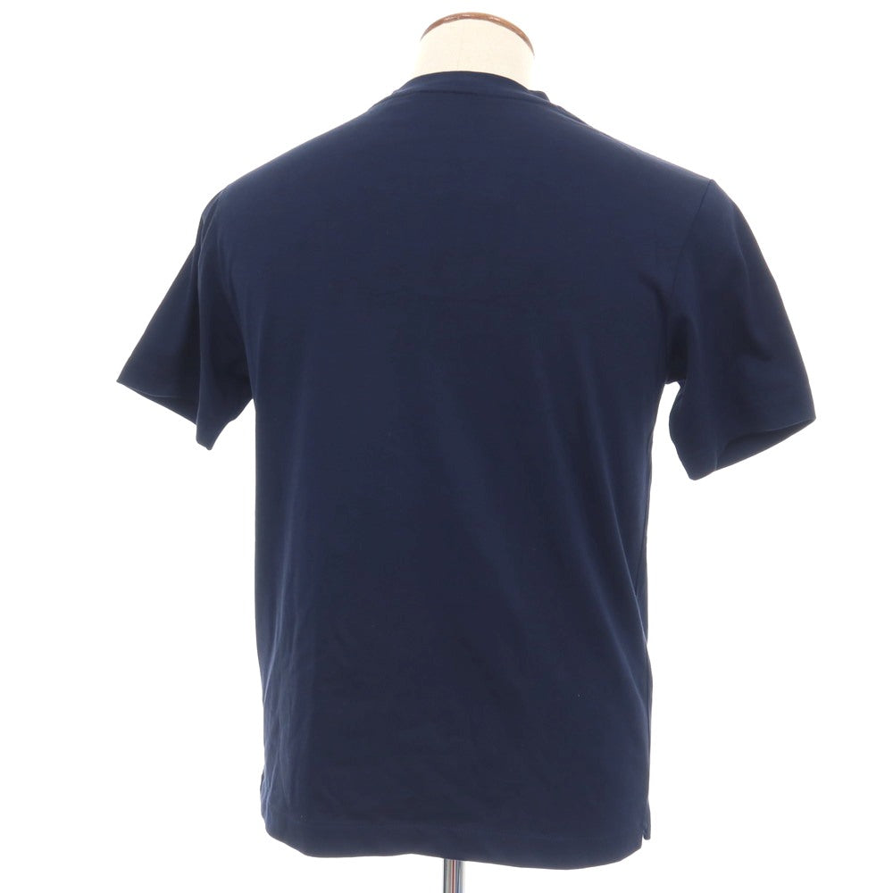 【中古】ラコステ LACOSTE コットン クルーネック 半袖Ｔシャツ ネイビー【サイズFR3】【 状態ランクB 】【 メンズ 】