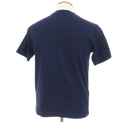 【中古】ラコステ LACOSTE コットン クルーネック 半袖Ｔシャツ ネイビー【サイズFR3】【 状態ランクB 】【 メンズ 】