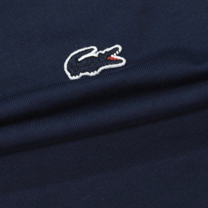 【中古】ラコステ LACOSTE コットン クルーネック 半袖Ｔシャツ ネイビー【サイズFR3】【 状態ランクB 】【 メンズ 】