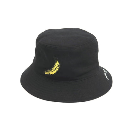 【中古】カシラ CA4LA × Andy Warhol ツイルコットン バケットハット ブラック【サイズ表記なし】【 状態ランクC 】【 メンズ 】