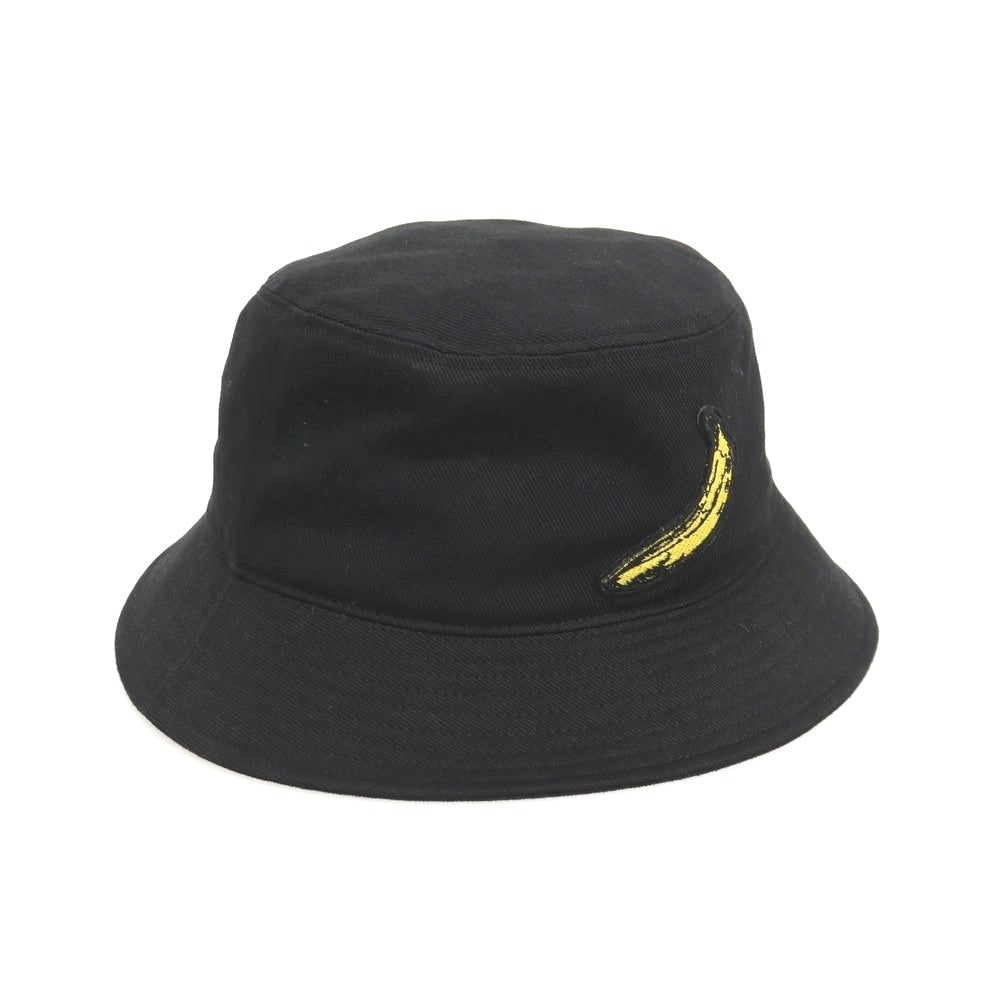 【中古】カシラ CA4LA × Andy Warhol ツイルコットン バケットハット ブラック【サイズ表記なし】【 状態ランクC 】【 メンズ 】
