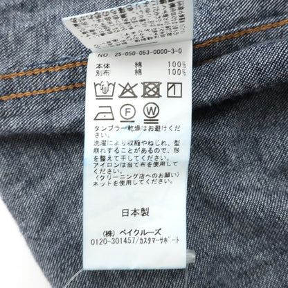 【中古】リパーパス RE-PURPOSE コットン デニム ウエスタン カジュアルシャツ ネイビー【サイズL】【 状態ランクB 】【 メンズ 】