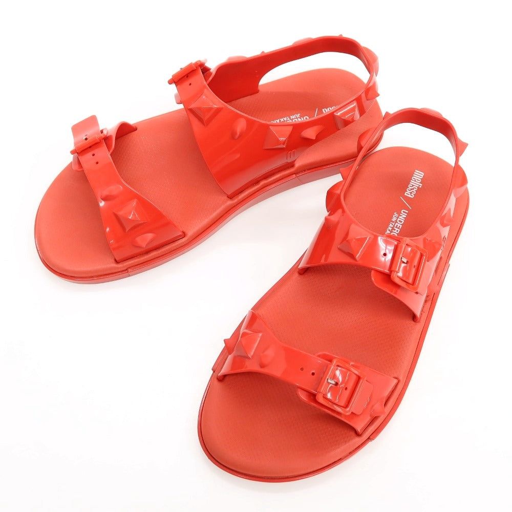 【中古】アンダーカバー UNDERCOVER × melissa ラバー サンダル レッド【サイズEU41/42（JP26 1/2）】【 状態ランクB 】【 ユニセックス 】
