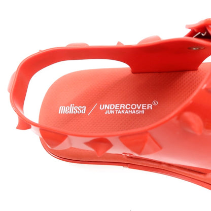 【中古】アンダーカバー UNDERCOVER × melissa ラバー サンダル レッド【サイズEU41/42（JP26 1/2）】【 状態ランクB 】【 ユニセックス 】