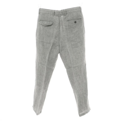 【中古】バルバ BARBA リネン イージーパンツ グレー【サイズ46】【 状態ランクC 】【 メンズ 】
