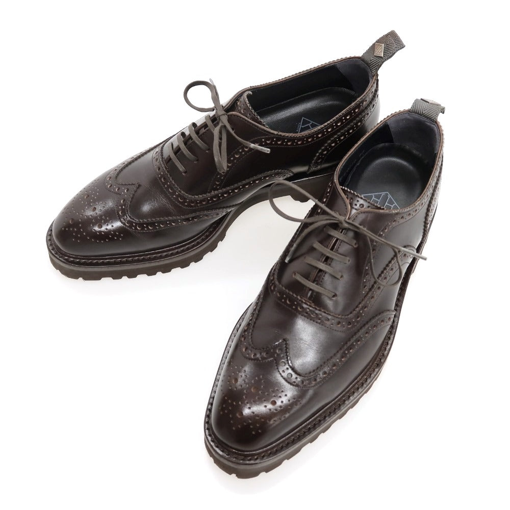【中古】ダブルエイチ WH WHS0210 レザー ドレスシューズ ブラウン【サイズ65】【 状態ランクA 】【 メンズ 】