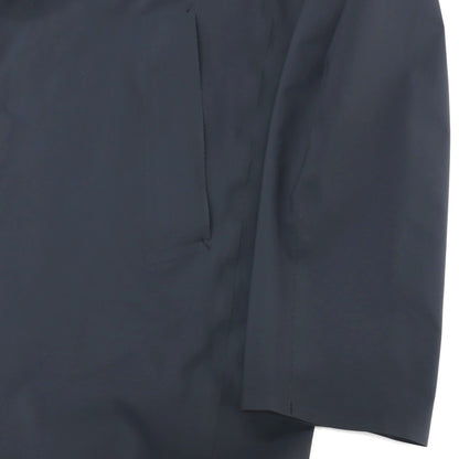 【中古】ヘルノ Herno ナイロン ステンカラーコート ネイビー【サイズ48】【 状態ランクB 】【 メンズ 】