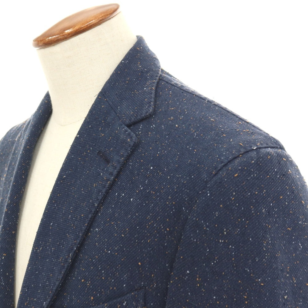 【中古】ボリオリ BOGLIOLI COAT コットンポリエステル 3B カジュアルジャケット ネイビー【サイズ48】【 状態ランクB 】【 メンズ 】