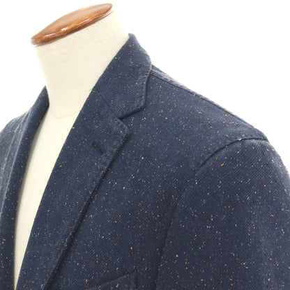 【中古】ボリオリ BOGLIOLI COAT コットンポリエステル 3B カジュアルジャケット ネイビー【サイズ48】【 状態ランクB 】【 メンズ 】
